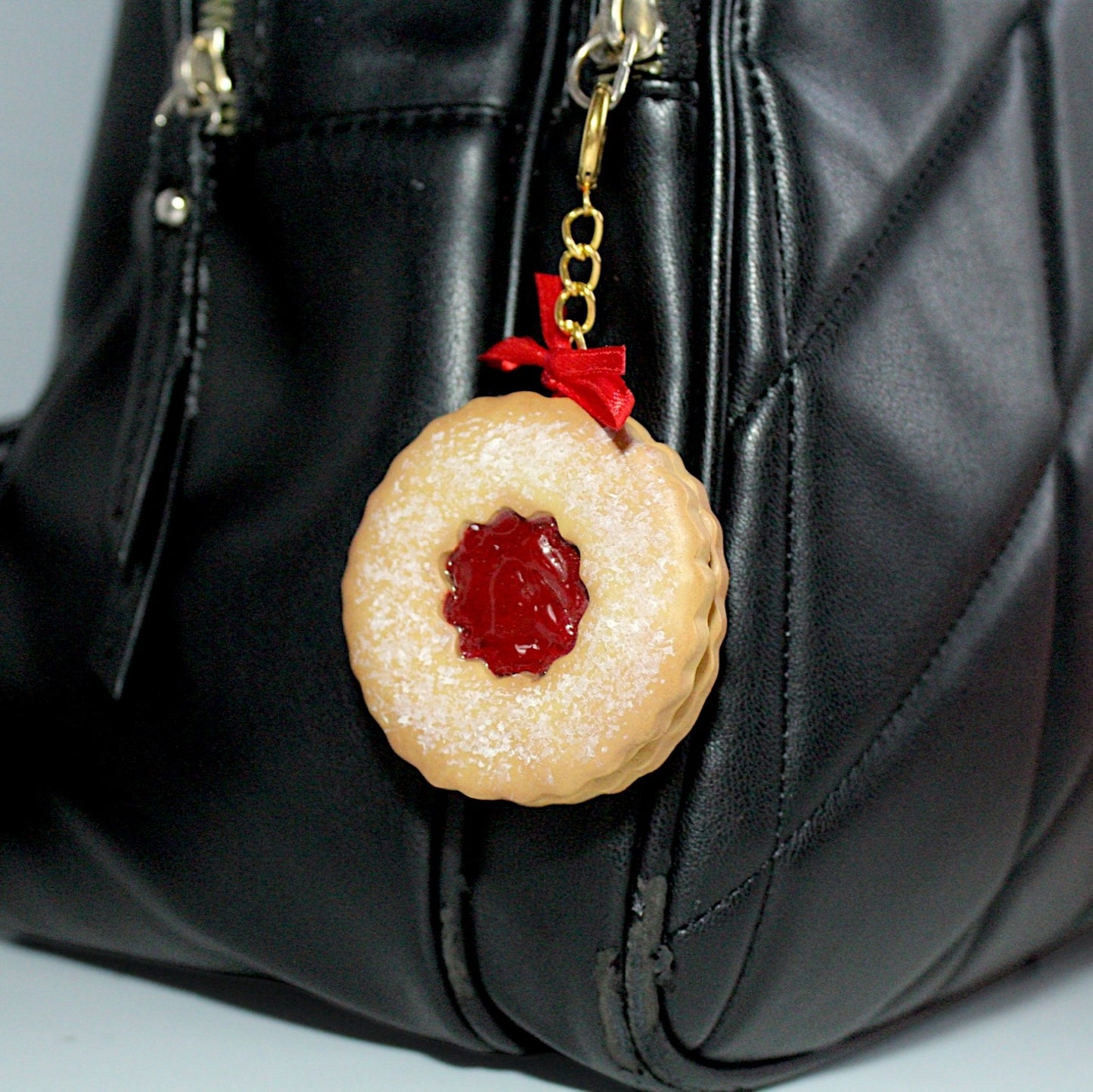 Strawberry Jam Cookie - Bag Charm